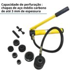 Alicate Perfurador De Chapa Hidráulico IWAPCH - 5