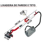 Lixadeira De Parede E Teto 750W IWLPT750 - 2