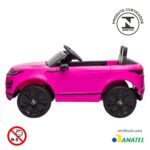 Mini Carro Elétrico Licenciado Land Rover Evoque Rosa BW128RS - 6