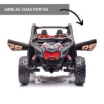 Mini UTV Elétrico Licenciado Can Am Maverick 12V Preto BW238PT - 7