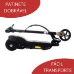 Patinete Elétrico Com Kit De Proteção BWPEK120W - 7