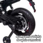 Mini Moto Elétrica Licenciada Aprilia Dorsoduro 900 Vermelha 12V BW234VM - 8