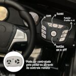 Mini Carro Elétrico 12V Branco BW239BR - 8