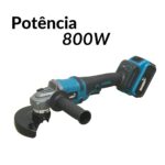 Esmerilhadeira Angular 21V Com Maleta E 2 Baterias IWEAB212B - 8