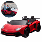 Mini Carro Elétrico Licenciado Lamborghini Aventador 2 Assentos 24V Vermelha BW235VM - 1