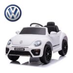 Mini Carro Elétrico Volkswagen Beetle Dune 6V Branco BW274BR - 1