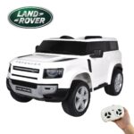 Mini Carro Elétrico Land Rover Defender 12V Branco BW271BR - 1