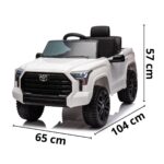 Mini Carro Elétrico Toyota Tundra Branco 12V BW280BR - 2