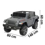 Mini Caminhonete Elétrica Jeep Gladiator Rubicon 4X4 12V BW272CZ - 2