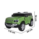 Mini Carro Elétrico Land Rover Defender 12V Verde BW271VD - 2