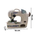 Mini Máquina Costura Infantil Com Luz BW248 - 2