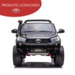 Carrinho Eletrico Infantil Toyota Hilux Preto Com Rodas De EVA BW190EVAPT - 3