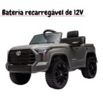 Mini Carro Elétrico Toyota Tundra Cinza 12V BW280CZ - 3