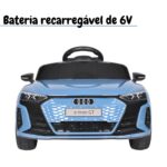 Mini Carro Elétrico Audi Etron GT 6V Azul BW273AZ - 3