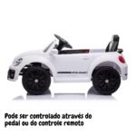 Mini Carro Elétrico Volkswagen Beetle Dune 6V Branco BW274BR - 5