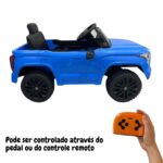 Mini Carro Elétrico Toyota Tundra Azul 12V BW280AZ - 5