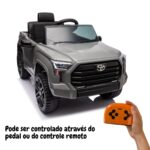 Mini Carro Elétrico Toyota Tundra Cinza 12V BW280CZ - 5