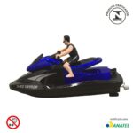 Moto Aquática Controle Remoto Azul BW257AZ - 6