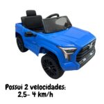 Mini Carro Elétrico Toyota Tundra Azul 12V BW280AZ - 6