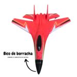 Avião Controle Remoto Vermelho BW256VM - 7