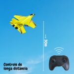 Avião Controle Remoto Amarelo BW256AM - 8