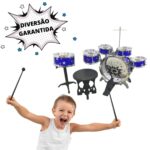 Bateria Infantil Bumbo 30cm Azul BW242AZ - 8