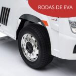Carrinho Elétrico Infantil Caminhão Mercedes Benz Actros 12v Com Rodas De EVA BW119EVABR - 9