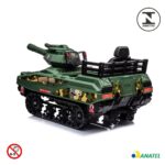 Mini Tanque Elétrico Infantil 12V Verde BW279VD - 10