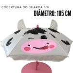 Kit Cadeira, Mesa E Gurda-Sol Infantil Vaca BW289VAC - 3
