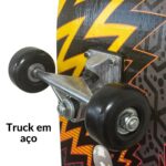 Skate 31” Shape Radical Com Kit De Proteção BW014KR - 5