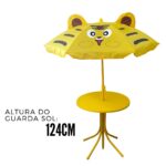 Kit Cadeira, Mesa E Gurda-Sol Infantil Tigre BW289TIG - 7