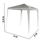 Gazebo Montável 2x2M Branco IWGZM2BR - 2