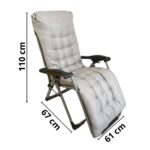 Cadeira Espreguiçadeira Acolchoada IWCEA - 2