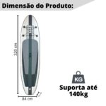 Stand up Inflável Com Assento Cinza - IWSUI320CZ - 2