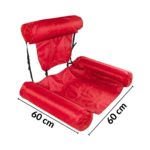 Cadeira Poltrona Boia Flutuante Vermelha IWCPBFVM - 3