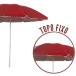 Guarda Sol 2,40M Vermelho IWGS240VM - 3