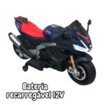 Mini Moto Elétrica Licenciada Aprilia RSV4 12V BW268 - 3