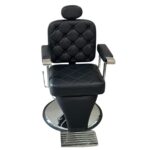 Cadeira Barbeiro Reclinável Base Redonda IWCBRBR005 - 4