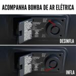 Colchão Queen Inflável Com Bomba Embutida 127V IWCQIB01 - 4