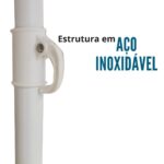 Guarda Sol Articulado 2,40m Branco IWGSA240BR - 6