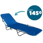 Cadeira Espreguiçadeira Textline Azul Escuro IWCET001AZE - 7