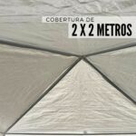 Gazebo Montável 2x2M Branco IWGZM2BR - 4