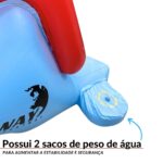 Escorregador Gigante Inflável 252x126x96cm IWEGI - 7