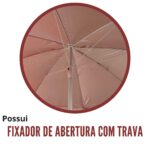 Guarda Sol 2,40M Vermelho IWGS240VM - 8