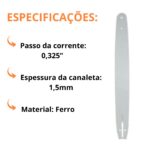 Sabre Para Motosserra Gasolina 12