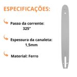 Sabre Para Motosserra Gasolina 16