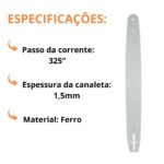 Sabre Para Motosserra Gasolina 20