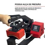 Prensa Térmica Sublimação 2x1 Boné e Caneta IWPTS2X1BC - 7