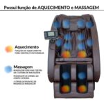 Poltrona 3D Com 5 Tipos De Massagem Marrom IWPM3DMR - 3