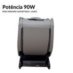 Poltrona 3D Lateral Madeira Cinza IWPM3DMCZ - 4